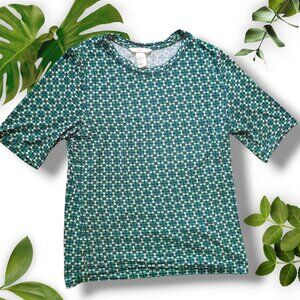 H&M Tile Print T-Shirt, Sz Small